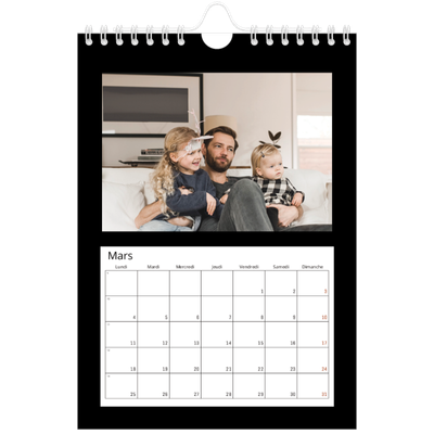 Calendrier photo A5 — Bodures noires [Mars]