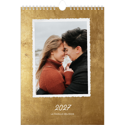Calendrier photo A4 (20 x 30 cm) — Collection de photos [couverture]