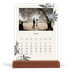 Calendrier de bureau support bois - portrait  — Encre & lierre [Mars]