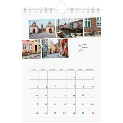 Calendrier photo A5 — Escapade citadine [Janvier]