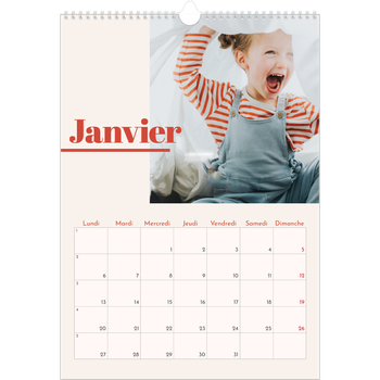 Calendrier photo A3 — Inspiration 90