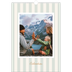A3 Calendrier annuel — Lettrages et rayures [couverture]
