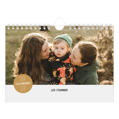 Calendrier photo A5 — Gommettes photo [couverture]