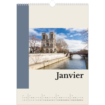 Calendrier photo A3 — Vues du monde