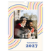 A3 Calendrier annuel — Rayures rétros [couverture]
