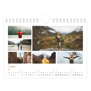 Calendrier photo A5 — Manuscrit
