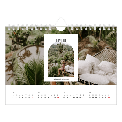 Calendrier photo A5 — L'arche ouverte [Février]