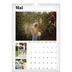 Calendrier photo A4 (20 x 30 cm) — Une de magazine [couverture]