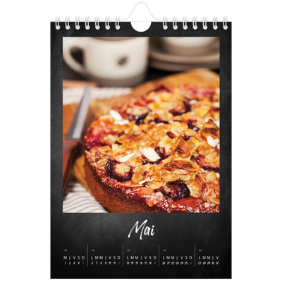 Calendrier photo A5 — Tableau et craie [couverture]