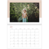 Calendrier photo A4 double (30 x 40 cm) — Palette naturelle [Mars]