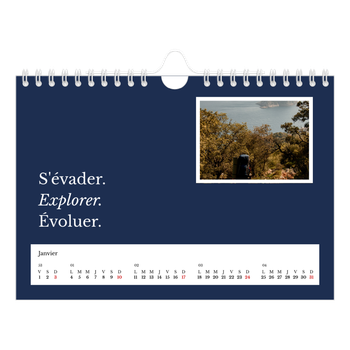 Calendrier photo A5 — Terre éditoriale