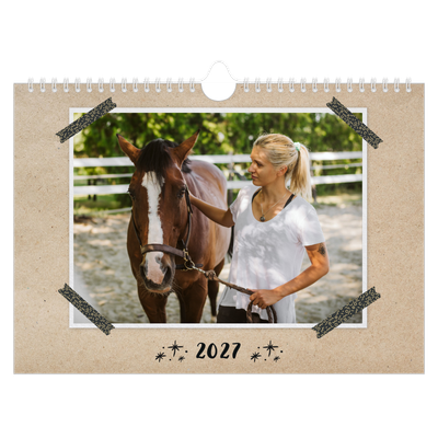 Calendrier photo A4 — Scrapbooking [couverture]