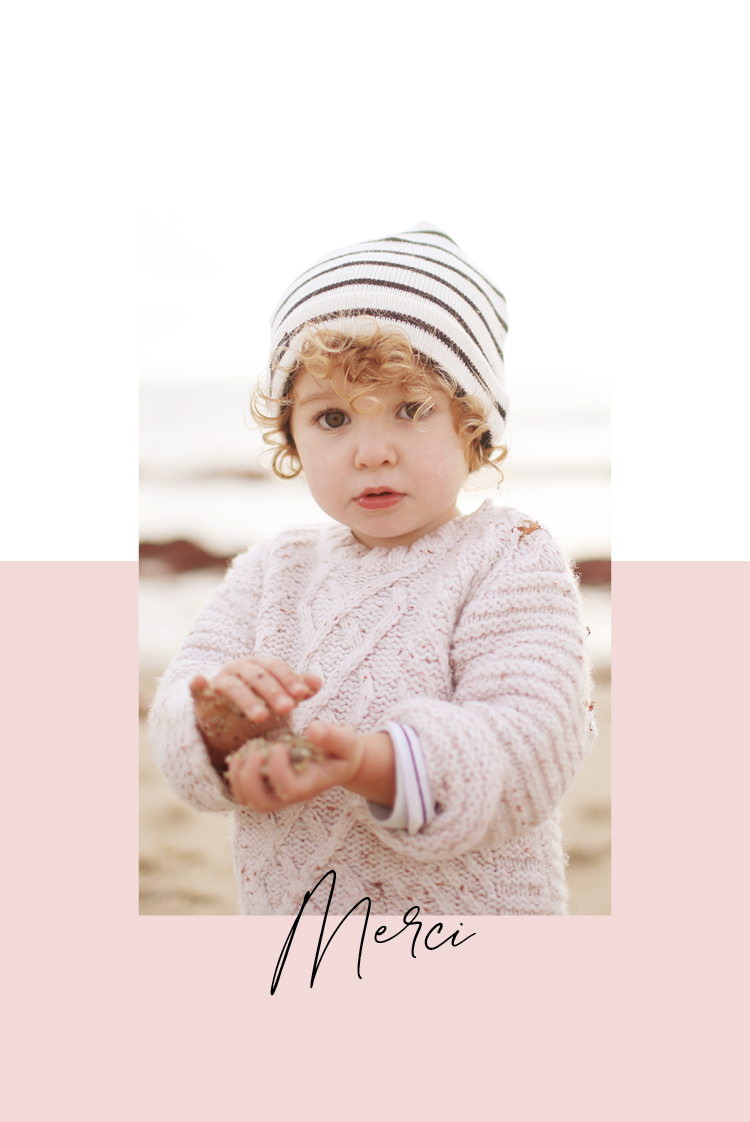 Carte de remerciement — Remerciements bleus