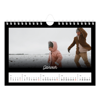 Calendrier photo A5 — Diapositive