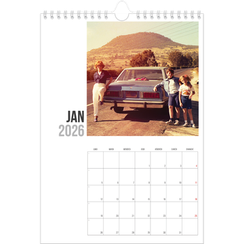 Calendrier photo A4 — Texte abrégé