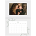 Calendrier photo A4 double (30 x 40 cm) — Fleurs dessinées [couverture]