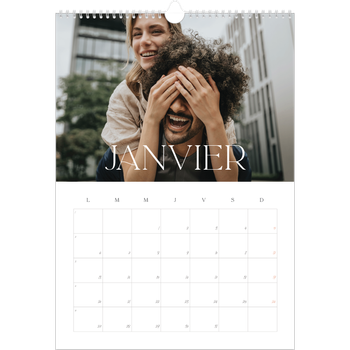 Calendrier photo A3 — Plus grand que la vie