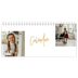 Calendrier de bureau — Calligraphie dorée [couverture]