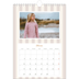 Calendrier photo A4 (20 x 30 cm) — Lettrages et rayures [Février]