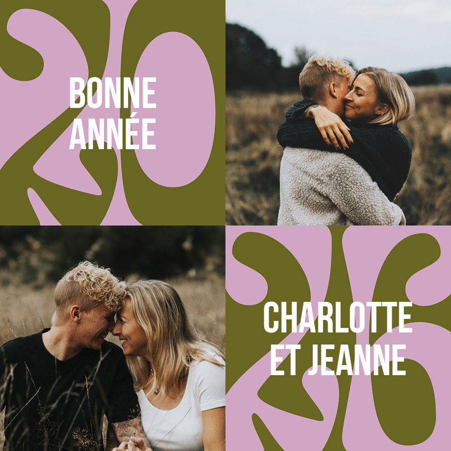 Faire-part & Cartes — Une dose de blush et de kaki