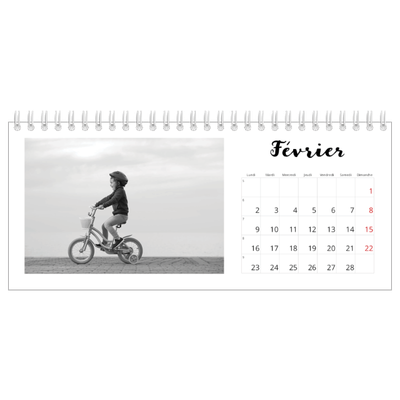 Calendrier de bureau — Fait Main [Février]