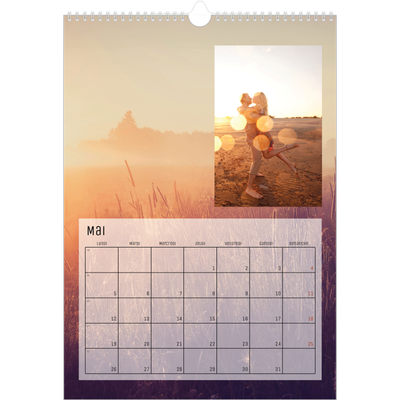 A3 Calendrier annuel — Immersion en montagne [couverture]