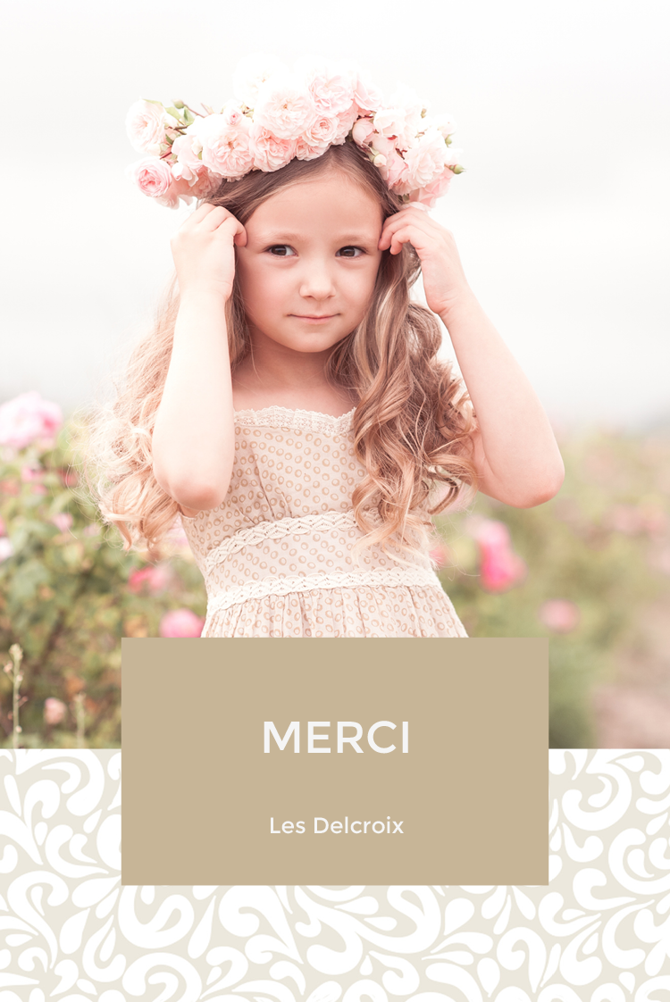 Carte de remerciement — Fond papier peint