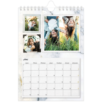 Calendrier photo A5 — Collection de photos [Avril]