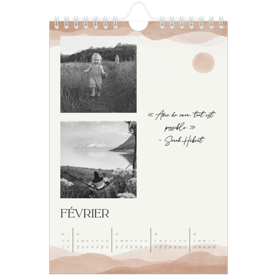 Calendrier photo A5 — Citations inspirantes [Février]