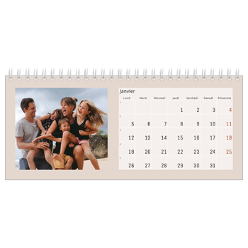 Calendrier de bureau — Terracotta