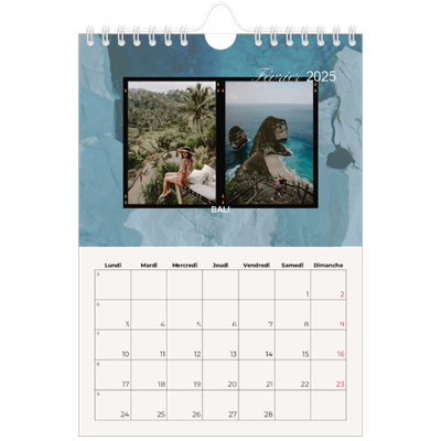Calendrier photo A5 — Envie d'aventures [Février]