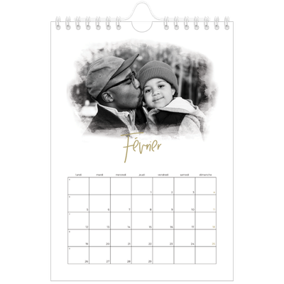 Calendrier photo A5 — Effet photo [Février]