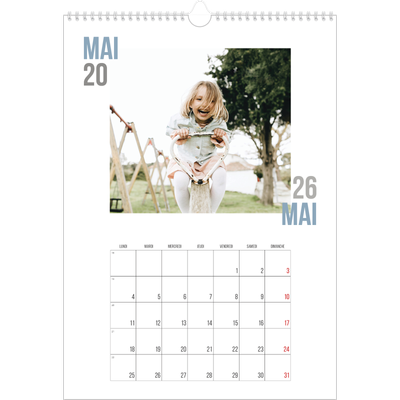 A3 Calendrier annuel — Type de couple [couverture]