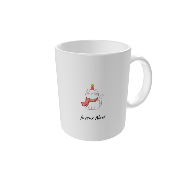 Mug personnalisé — Chats de Noël