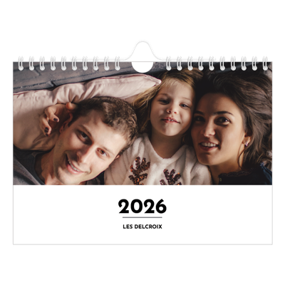 Calendrier photo A5 — Projecteur sur les lettres [couverture]