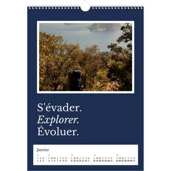 Calendrier photo A3 — Terre éditoriale