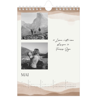 Calendrier photo A5 — Citations inspirantes [couverture]