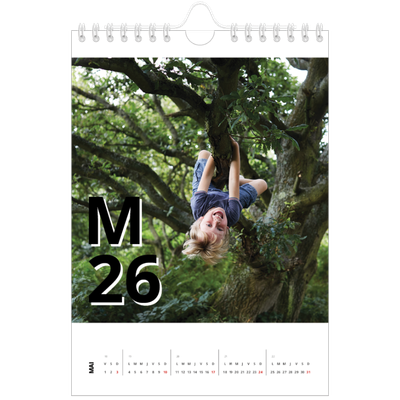 Calendrier photo A5 — Jolie lettre [couverture]