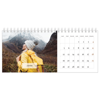 Calendrier de bureau — Superposition discrète