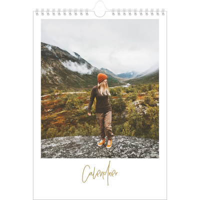Calendrier photo A4 (20 x 30 cm) — Manuscrit [couverture]