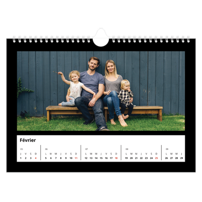 Calendrier photo A4 — Bodures noires [Février]