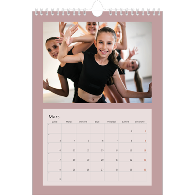 Calendrier photo A4 (20 x 30 cm) — Neo Scandi [Mars]