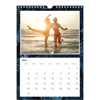 Calendrier photo A4 (20 x 30 cm) — Tropical [Mars]