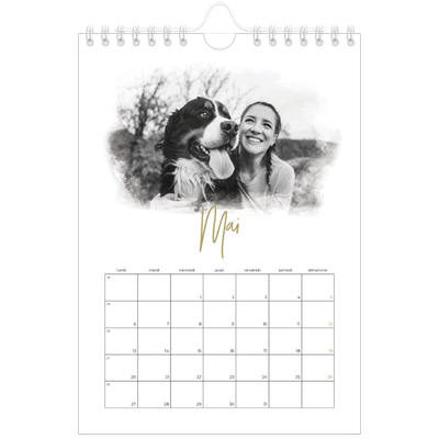 Calendrier photo A5 — Effet photo [Mai]