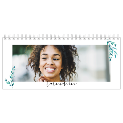 Calendrier de bureau — Ornements aquarelle [couverture]