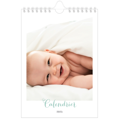Calendrier photo A5 — Bienvenu au monde [couverture]