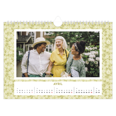 Calendrier photo A4 — En floraison [Avril]