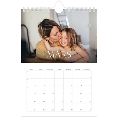 Calendrier photo A5 — Douze jolis mois [Mars]