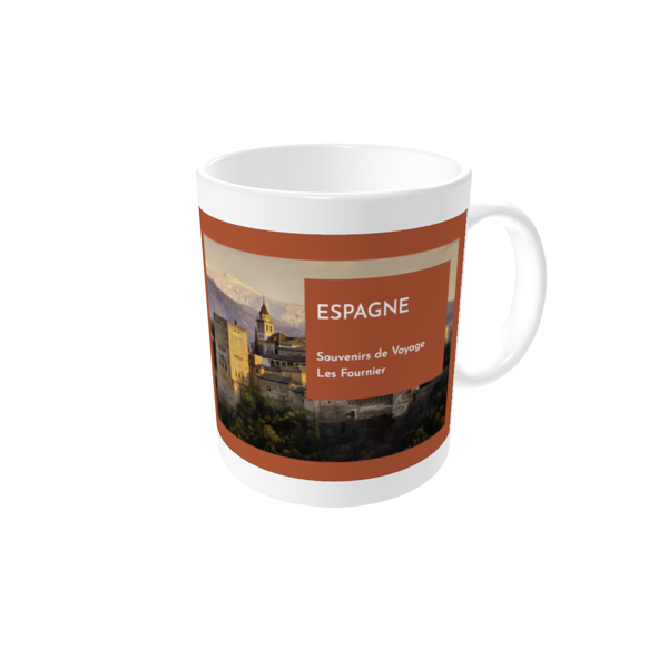 Mug personnalisé — Nuances de voyage - Espagne
