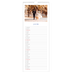 Calendrier mural long  — Classique cobalt [Janvier]